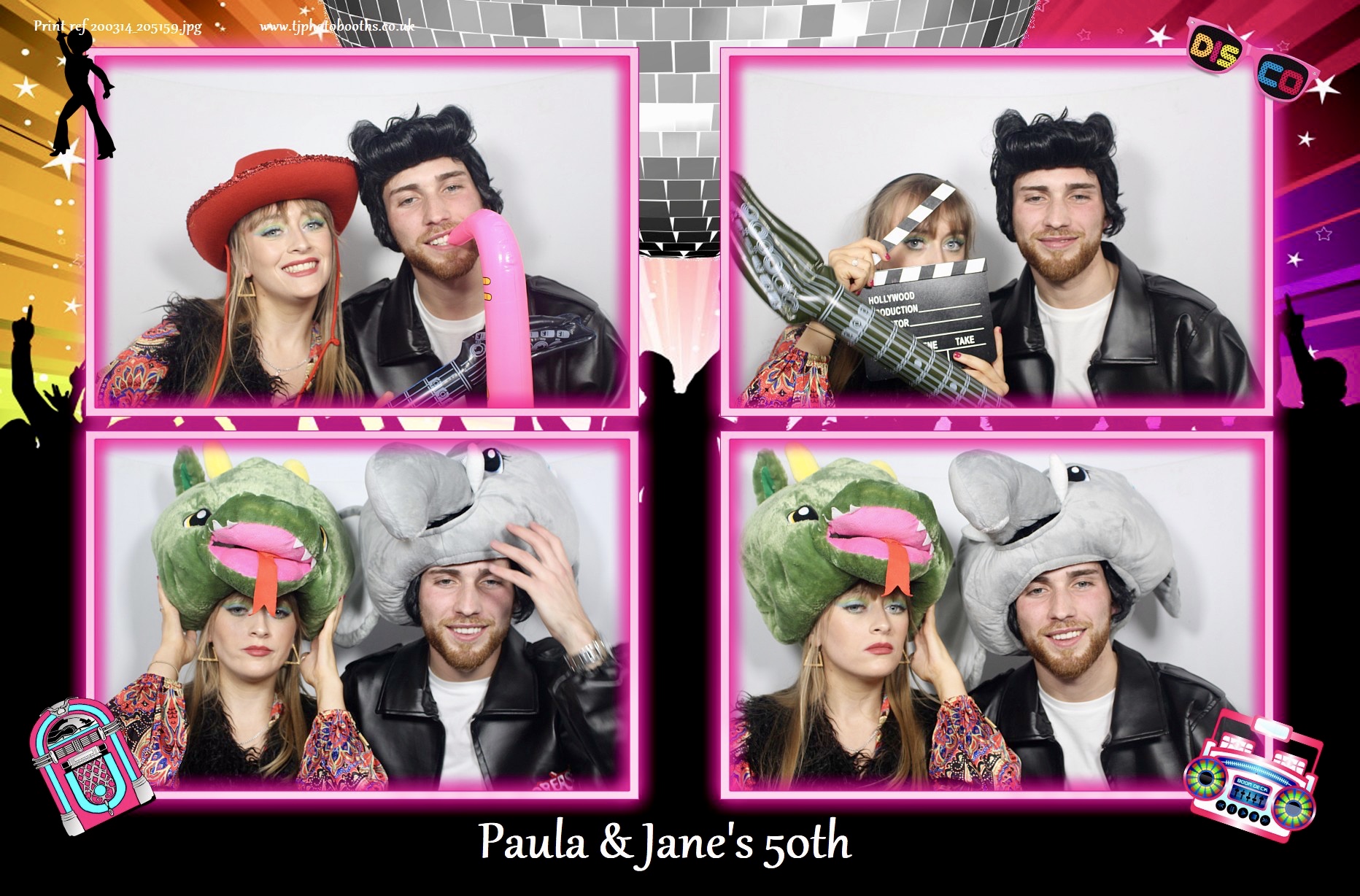 Paula & Jane's 50th | View more photos from the event at gallery.tjphotobooths.co.uk/u/TJPhotobooths/Paula-Janes-50th